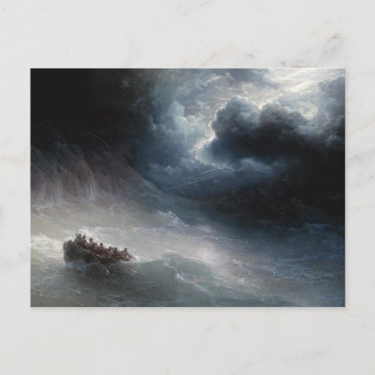 De Wrath of the Zeeen Ivan Aivazovsky Briefkaart (Voorkant)