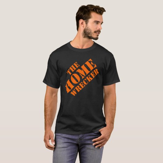 DE WRECKER VAN THUIS T-SHIRT (Voorkant volledig)