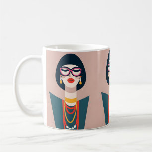 De wrede en strenge leraar koffiemok