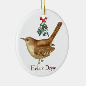 De Wren jagen Keramisch Ornament (Rechts)