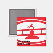 de WRIGHT BROTHERS magnent Magneet (Voorkant / Achterkant)