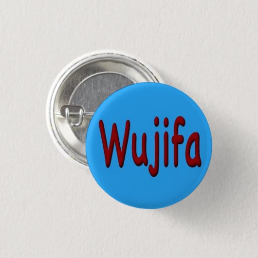 De Wujifa Blue Button (Voorkant /achterkant)
