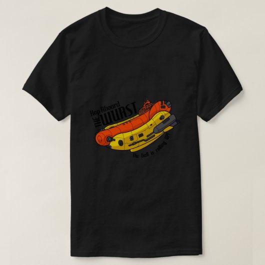 De Wurst - Dimension20-sticker T-shirt (Design voorkant)