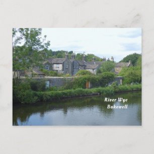 De Wye Bakewell Derbyshire England Schilderachtig Briefkaart