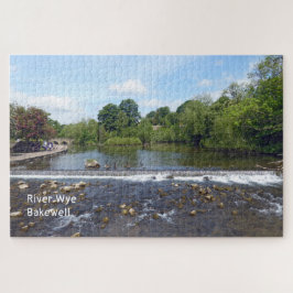 De Wye Bakewell Derbyshire England Schilderachtig Legpuzzel