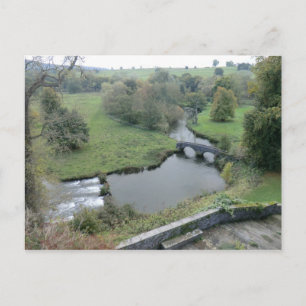 De Wye in Haddon Hall Briefkaart