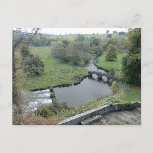 De Wye in Haddon Hall Briefkaart (Voorkant)