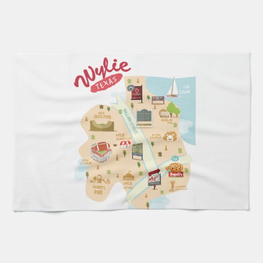 De Wylie Texas Towel Theedoek (Horizontaal)