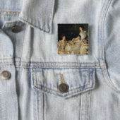 De Wyndham-zussen Vierkante Button 5,1 Cm (In situ)