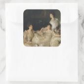 De Wyndham-zussen Vierkante Sticker (Tas)