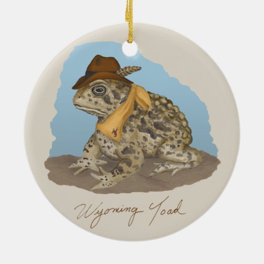 De Wyoming Toad Ornament (Achterkant)