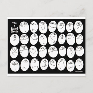 De x-beoordeelde film briefkaart
