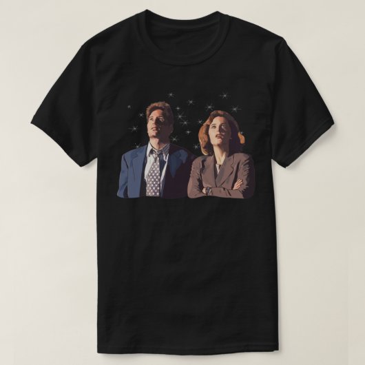 De X-bestanden zijn diep in de keel Fox Mulder en  T-shirt (Design voorkant)