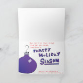 De X-mas van de Cynici Feestdagen Kaart (Binnen)