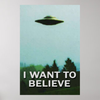 De XFiles I WANT TO GELOVEN origineel Poster