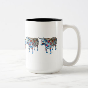 "De X's en O'x in Ox steken" mok van 15 oz
