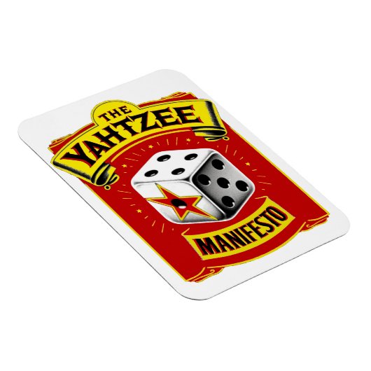 De Yahtzee Manifesto Magnet Magneet (Rechterzijde)