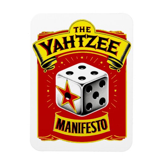 De Yahtzee Manifesto Magnet Magneet (Verticaal)