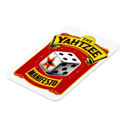 De Yahtzee Manifesto Magnet Magneet (Linkerzijde)