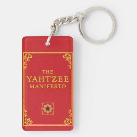 De Yahtzee Manifesto-Sleutelhanger Sleutelhanger (achterkant)