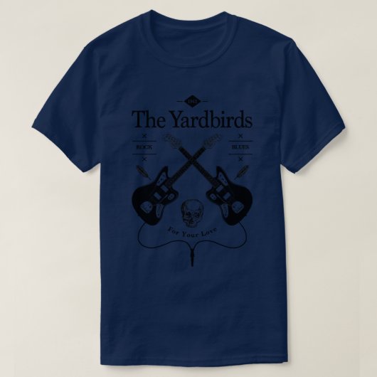 De Yardbirds gitaar Logo T-shirt (Design voorkant)