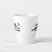De Yass methode gesigneerd latte cup Latte Mok (Voorkant)