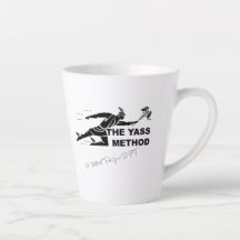 De Yass methode gesigneerd latte cup