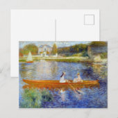 De Yawl van Pierre-Auguste Renoir Briefkaart (Voorkant / Achterkant)