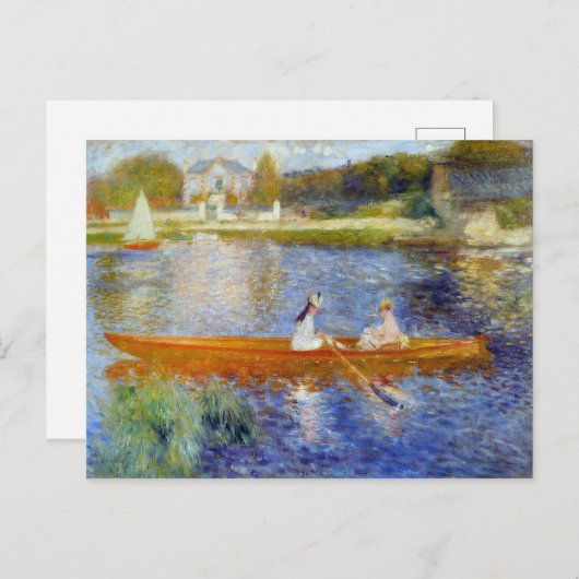 De Yawl van Pierre-Auguste Renoir Briefkaart (Voorkant / Achterkant)