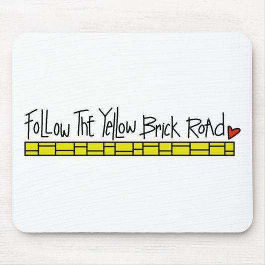 De Yellow Brick Road Muismat (Voorkant)