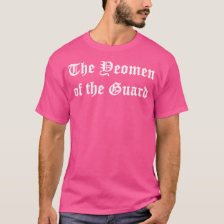 De Yeomen van de wacht Gilbert en Sullivan Opera T-shirt