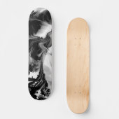 DE YIN & DE YANG (zwarte & witte abstracte kunst) Skateboard (Voorkant)