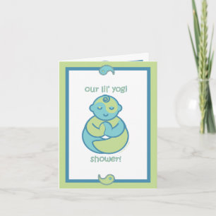 De yoga spreekt Baby: De Yogi van Lil overgiet! De