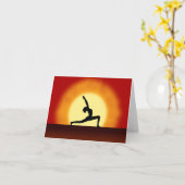 De yoga stelt de Kaarten van de Nota van de (Gele Bloem)