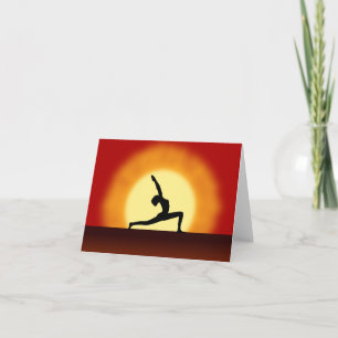 De yoga stelt de Kaarten van de Nota van de