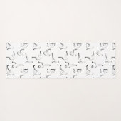 de yoga stelt patroon yogamat (Achterkant (horizontaal))