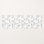 de yoga stelt patroon yogamat (Voorkant (horizontaal))