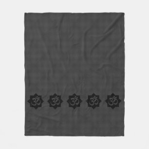 De Yoga van de Spiritualiteit van OM Lotus in de Fleece Deken