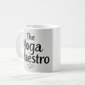 De yogameester koffiemok (Voorkant links)