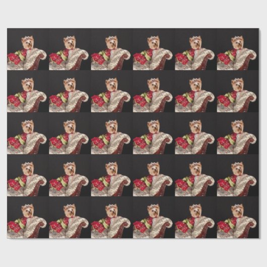 De Yorkie Queen Cadeaupapier (Vlak)