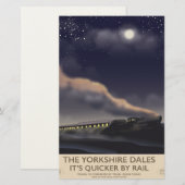 De Yorkshire Dales Railway poster Briefpapier (Voorkant / Achterkant)