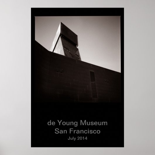 de Young Museum San Francisco Poster (Voorkant)