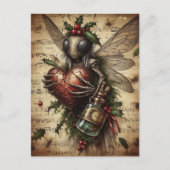 De Yule Insect  AI Art Briefkaart (Voorkant)