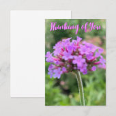 De Z "Thinking of You"-close-upkaart Bedankkaart (Voorkant / Achterkant)