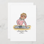 De zaag verscherpen kaart (Voorkant / Achterkant)