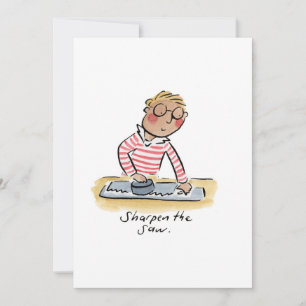 De zaag verscherpen kaart