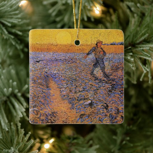 De Zaaiende door Vincent van Gogh Keramisch Ornament (Boom)