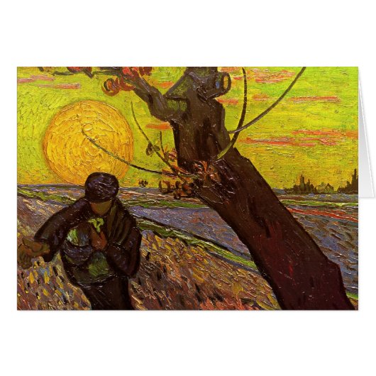 De Zaaier door Vincent van Gogh (Voorkant Horizontaal)