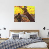 De Zaaier door Vincent van Gogh Canvas Afdruk (Insitu (Slaapkamer))