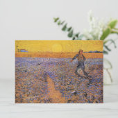 De Zaaier door Vincent van Gogh Kaart (Staand voorkant)